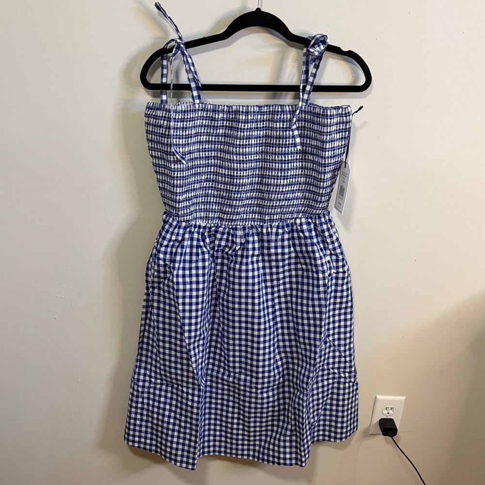 Classic Prep Blue and White Gingham women’s Dress